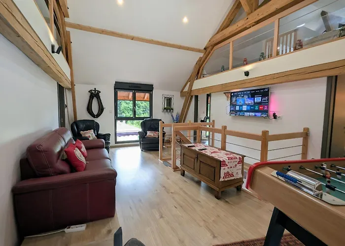 Prázdninový dům Moderne Et Renove Avec Carport Et Local A Au Calme Pres Des Vosges - Fr-1-589-342